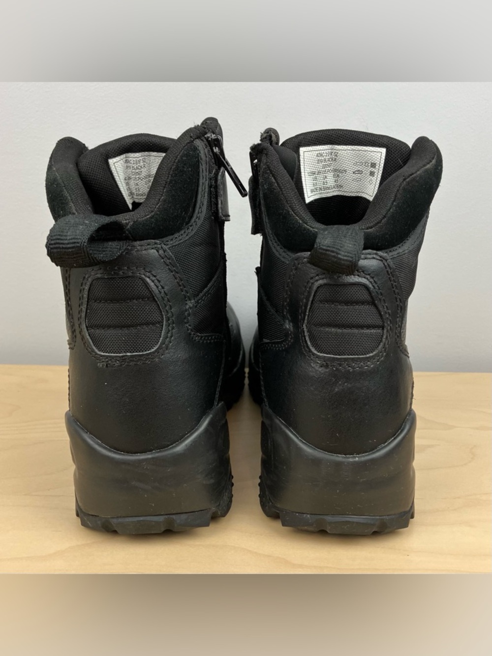 5.11 Tactical Men’s Size 9.5 ATAC 2.0 6” Side Zip Black Tactical Work Boots - Picture 7 of 12